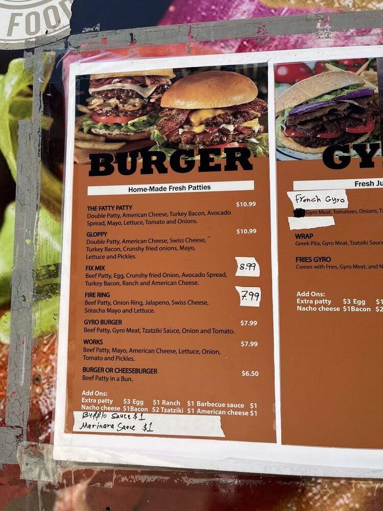 The Fatty Patty - Milwaukee, WI menu_pic