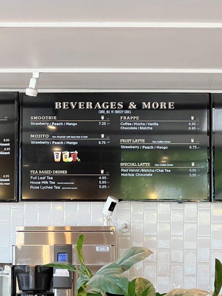 Caffe Bene - San Jose, CA menu_pic