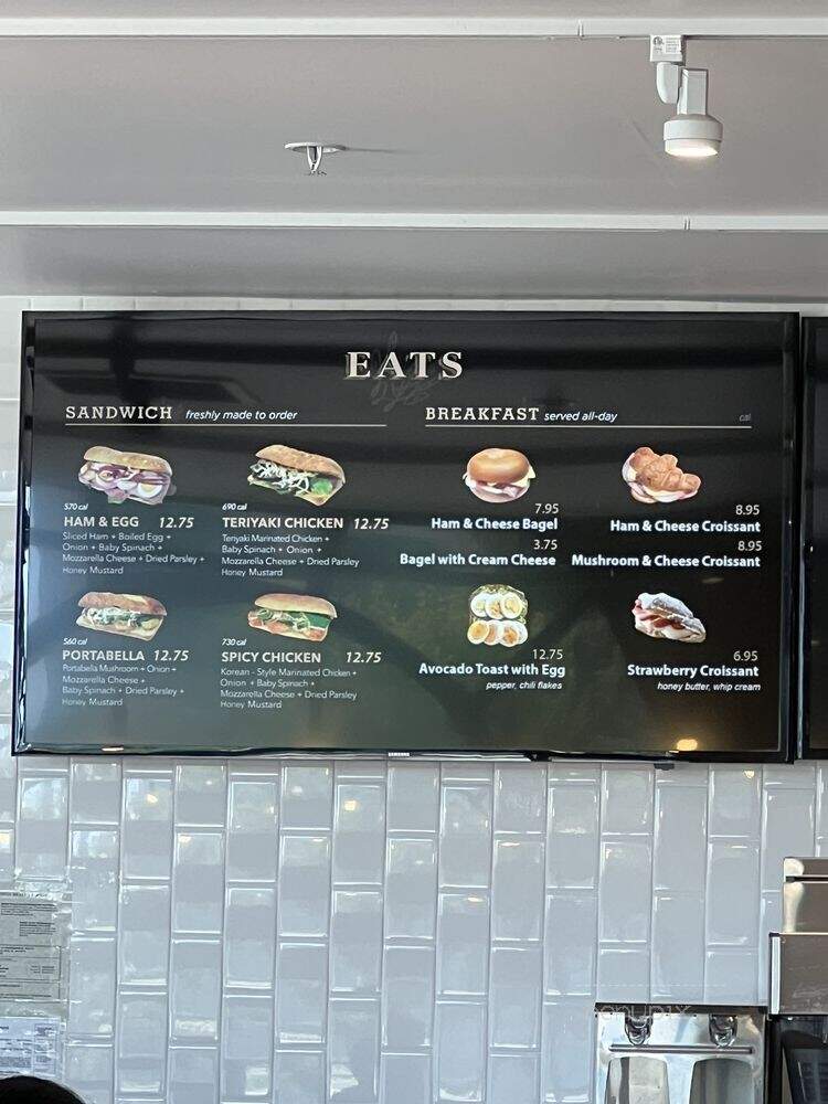 Caffe Bene - San Jose, CA menu_pic