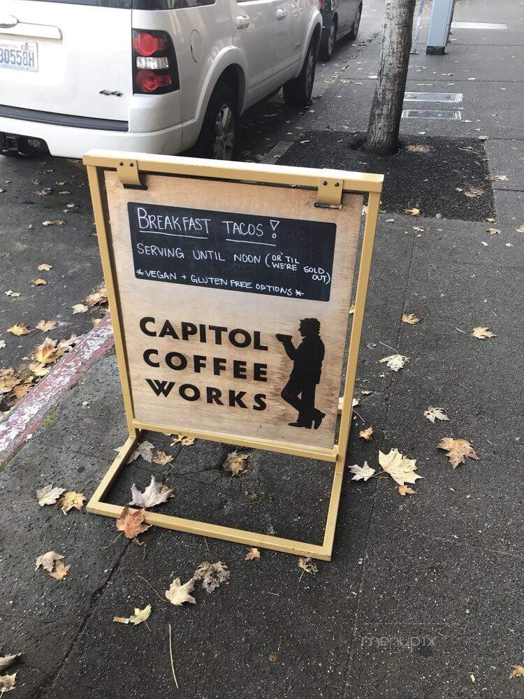 Capitol Coffee Works - Seattle, WA menu_pic