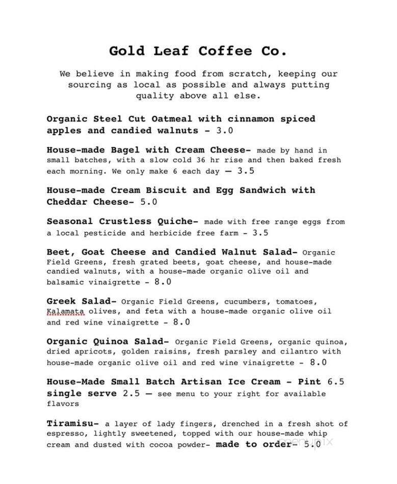 Gold Leaf Coffee Co. - Ormond Beach, FL
