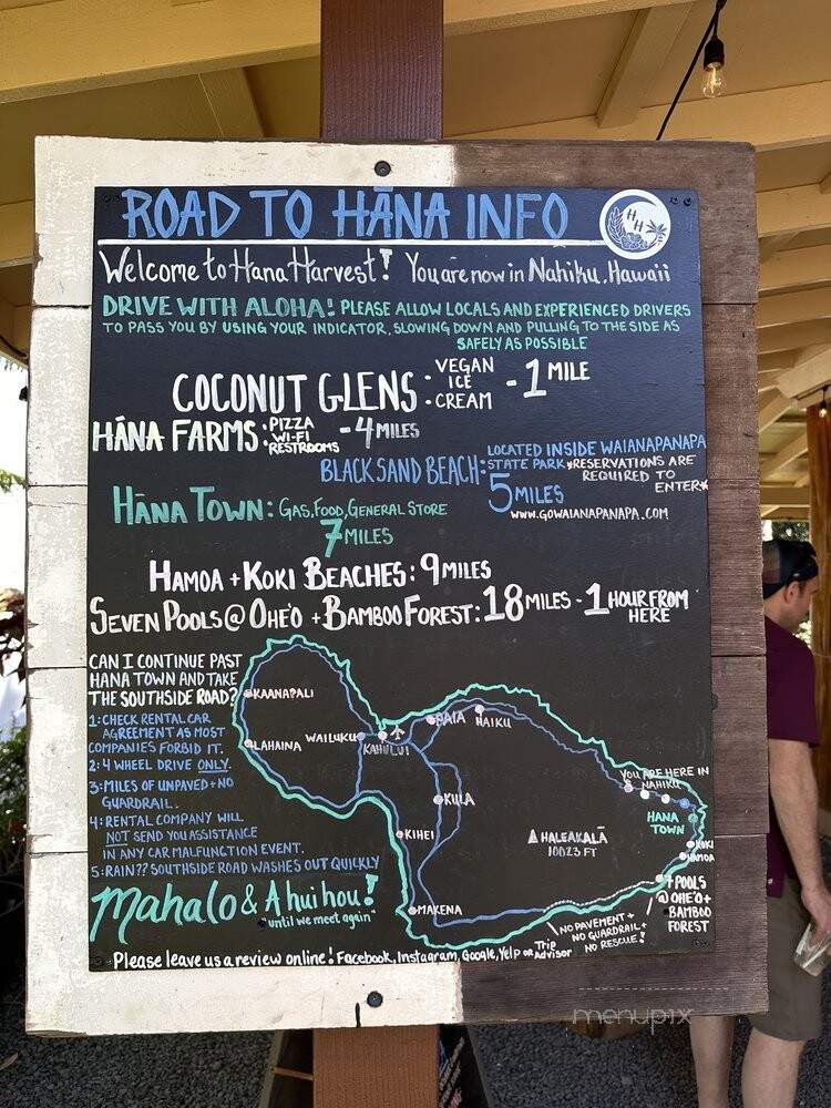 Hana Harvest - Haiku, HI menu_pic