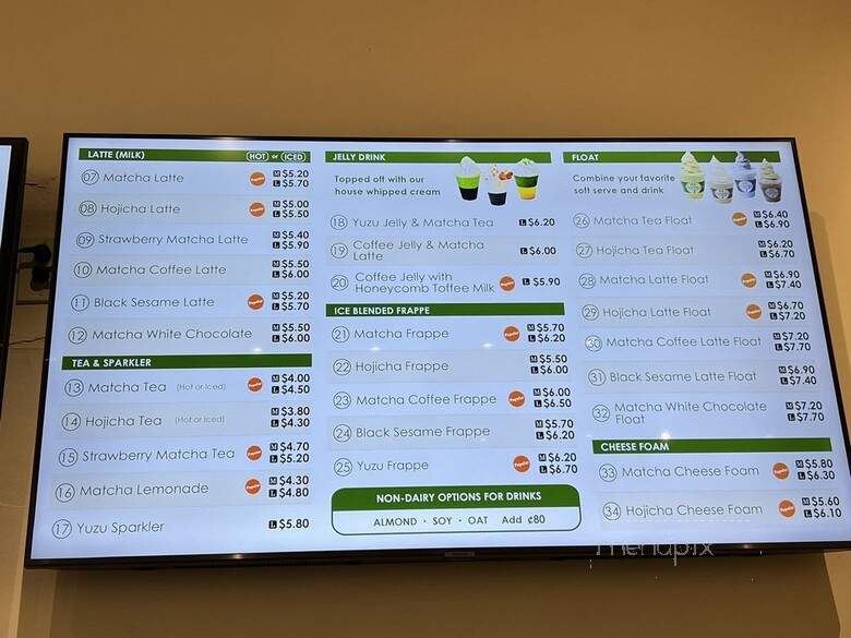 Matcha Cafe Maiko - San Francisco, CA menu_pic