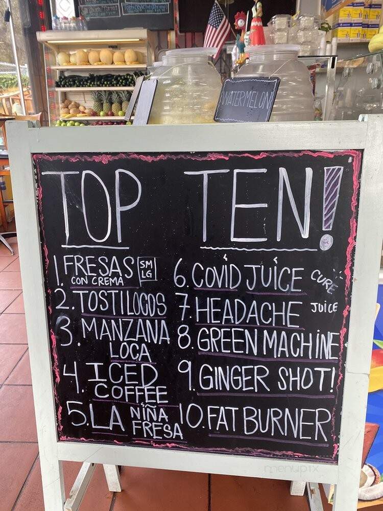 Antojitos Martin - Inglewood, CA menu_pic