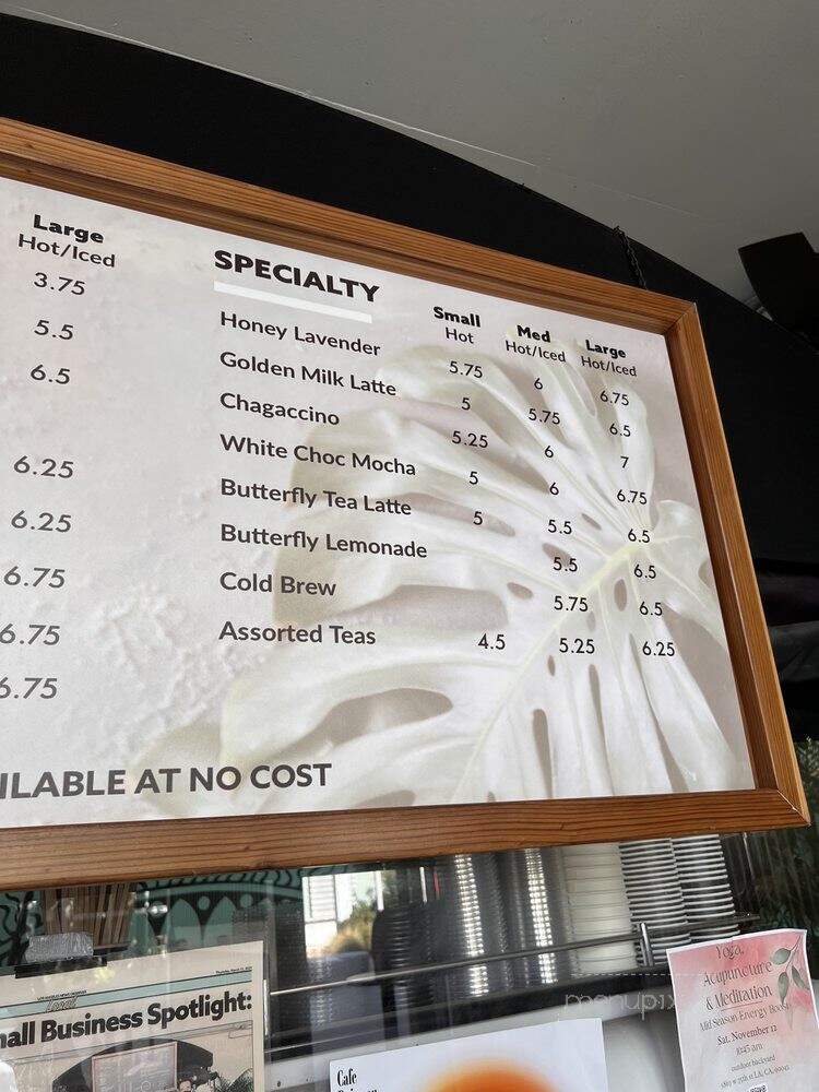 Cafe Ruisseau - Playa Vista, CA menu_pic