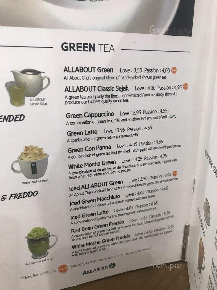 All About Cha - Edmond, OK menu_pic