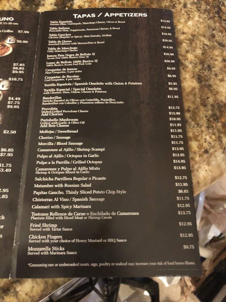 Gauchos Gourmet Market - Miami Lakes, FL menu_pic