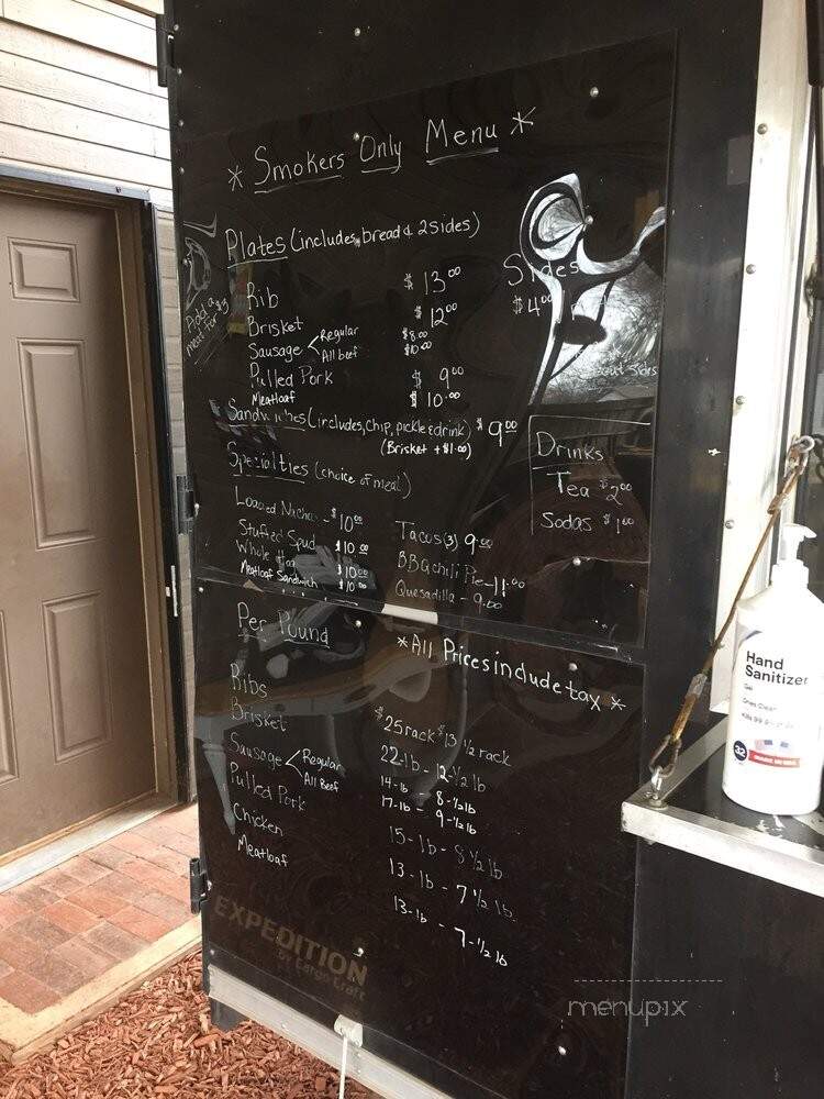 Smokers Only - Trenton, TX menu_pic