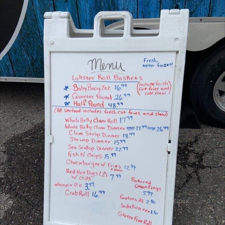 The Lobstah Buoy - Bangor, ME menu_pic