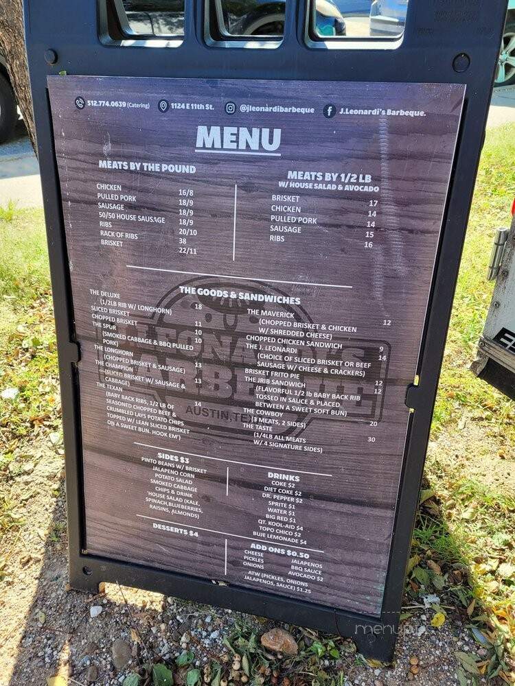 J Leonardi's Barbeque - Austin, TX