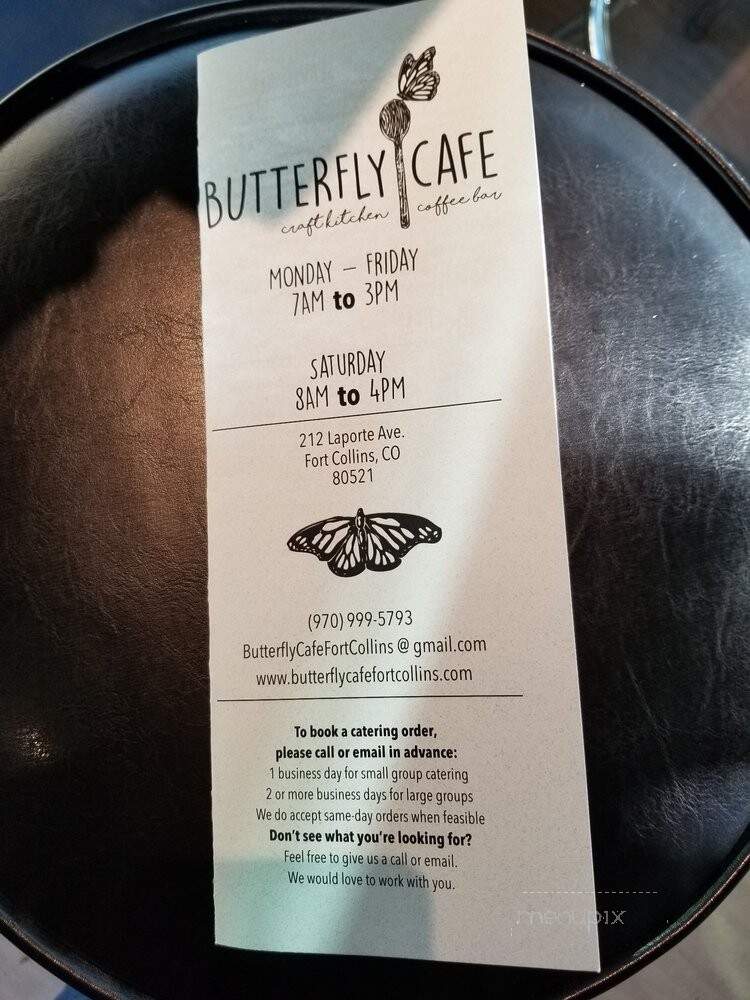 Butterfly Cafe - Fort Collins, CO