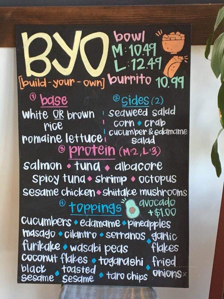 Aku Poke - Alhambra, CA menu_pic