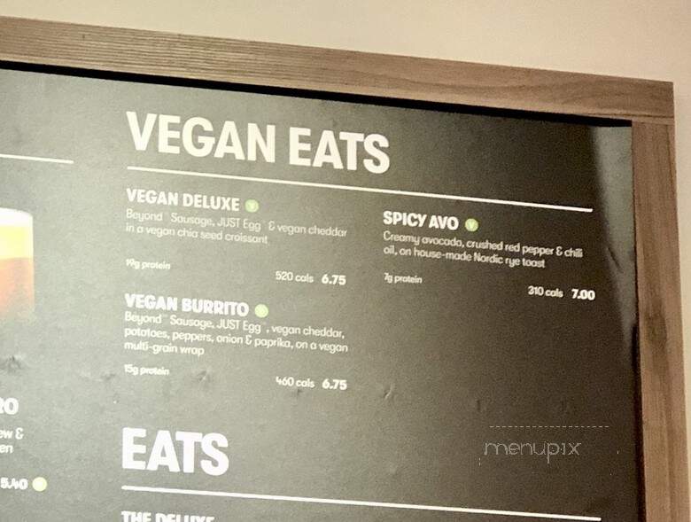 Gregorys Coffee - Washington, DC menu_pic