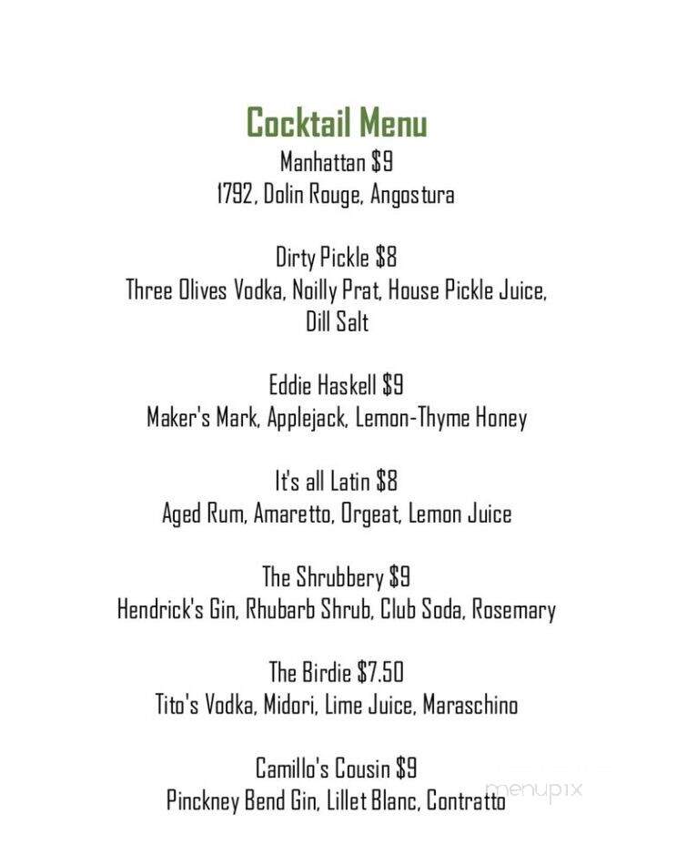 Pangea - Saint Charles, MO menu_pic