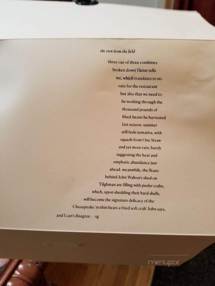 Brothers and Sisters - Washington, DC menu_pic