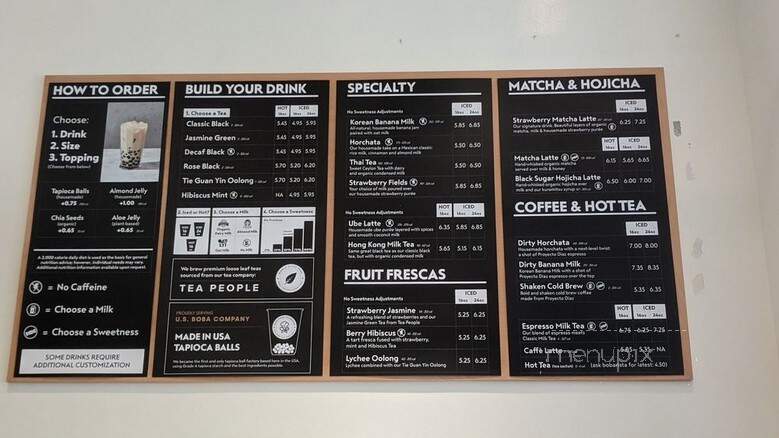 Boba Guys - San Francisco, CA menu_pic