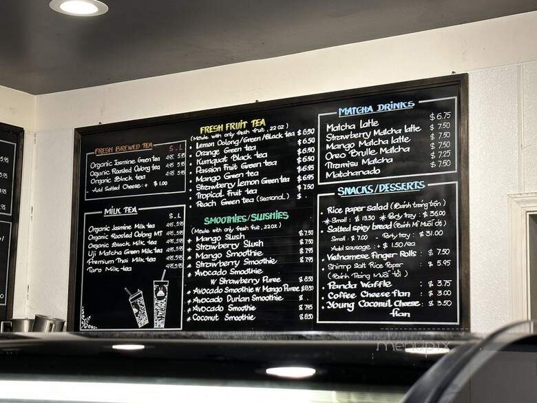 Teahee - San Jose, CA menu_pic