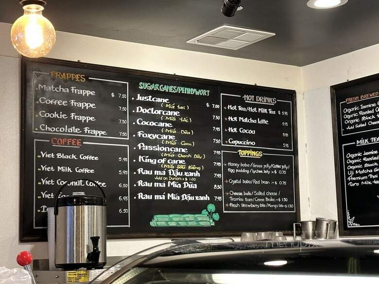 Teahee - San Jose, CA menu_pic