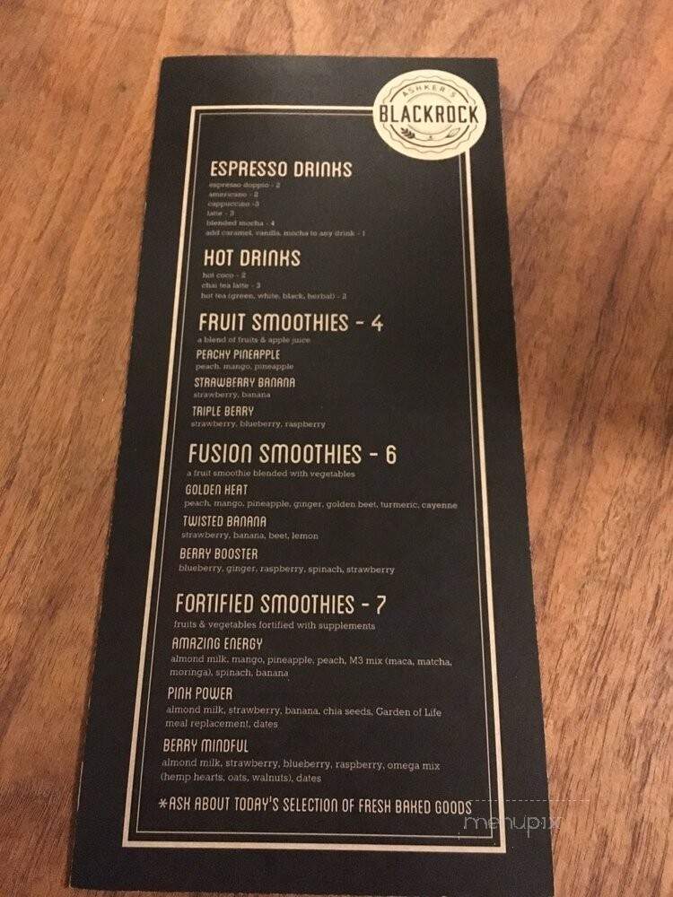 Ashker's Blackrock - Buffalo, NY menu_pic