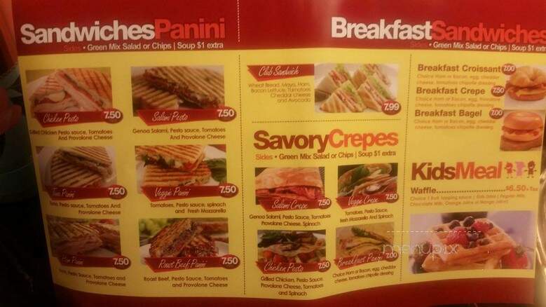 Crepe Station - Las Vegas, NV menu_pic
