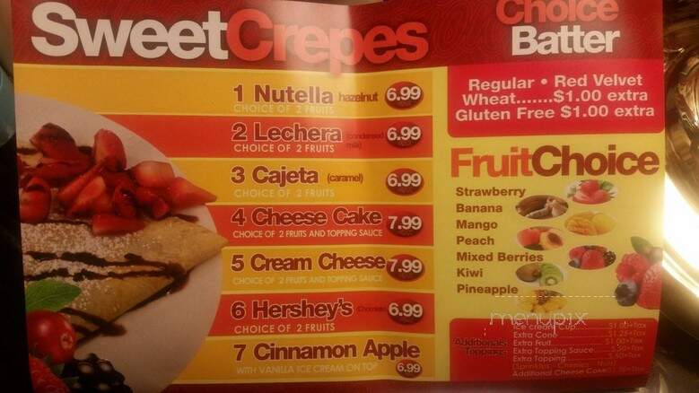 Crepe Station - Las Vegas, NV menu_pic