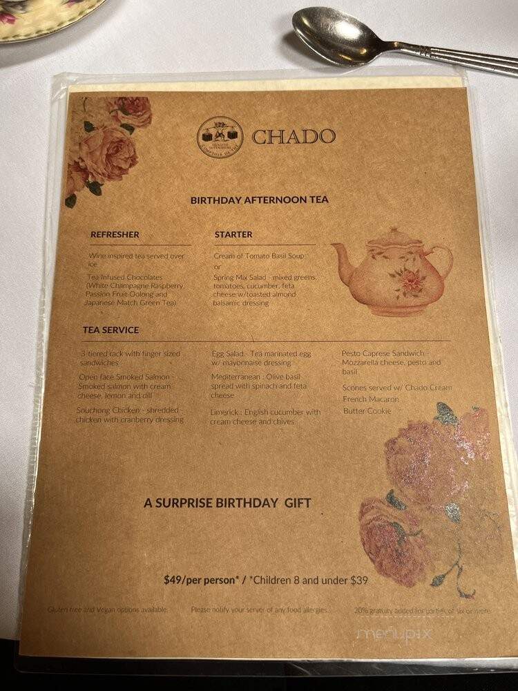 Chado Tea Room - Torrance, CA