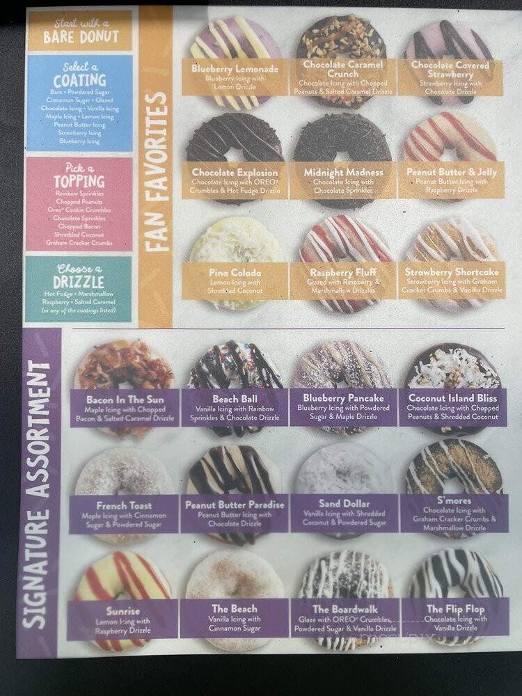 Duck Donuts - Savannah, GA menu_pic