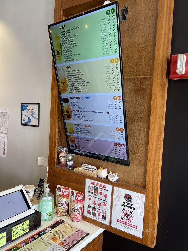 Kung Fu Tea - Cary, NC menu_pic