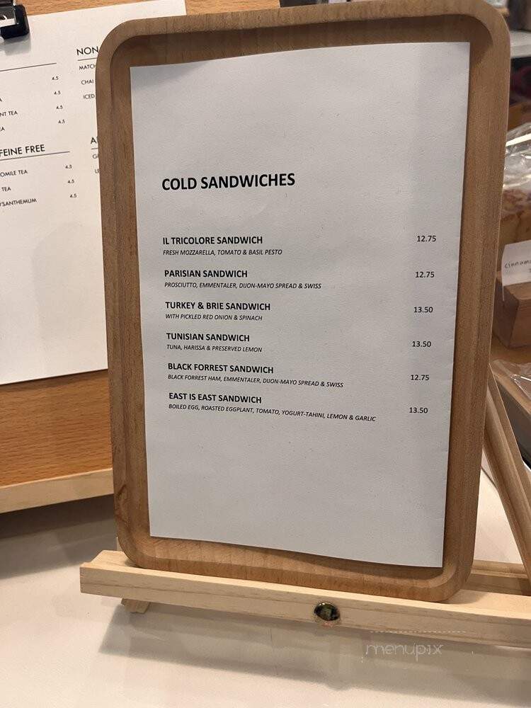 Nothing But Coffee - Los Angeles, CA menu_pic