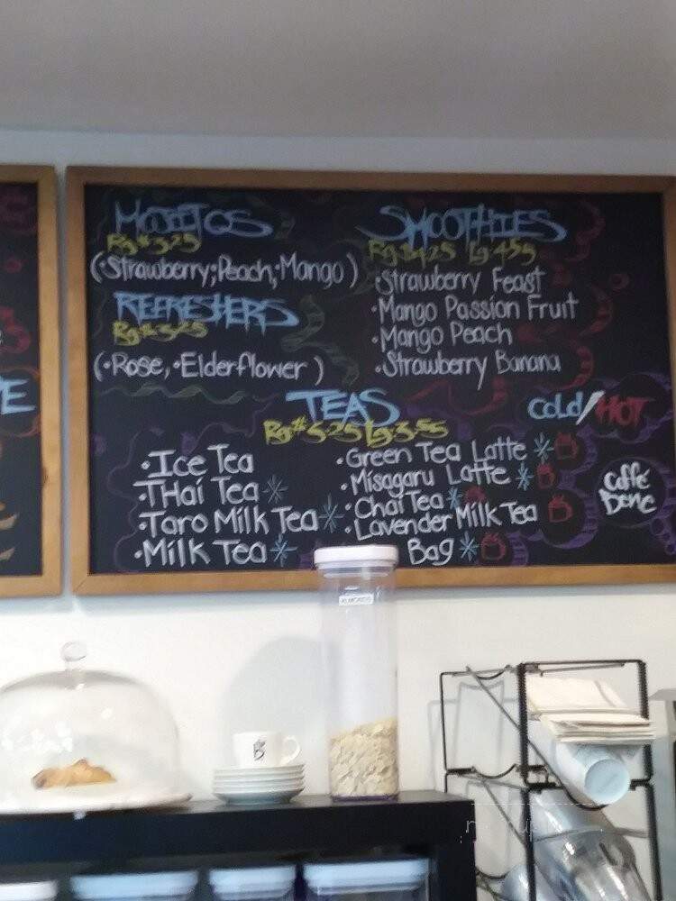 Caffe Bene - Pomona, CA menu_pic