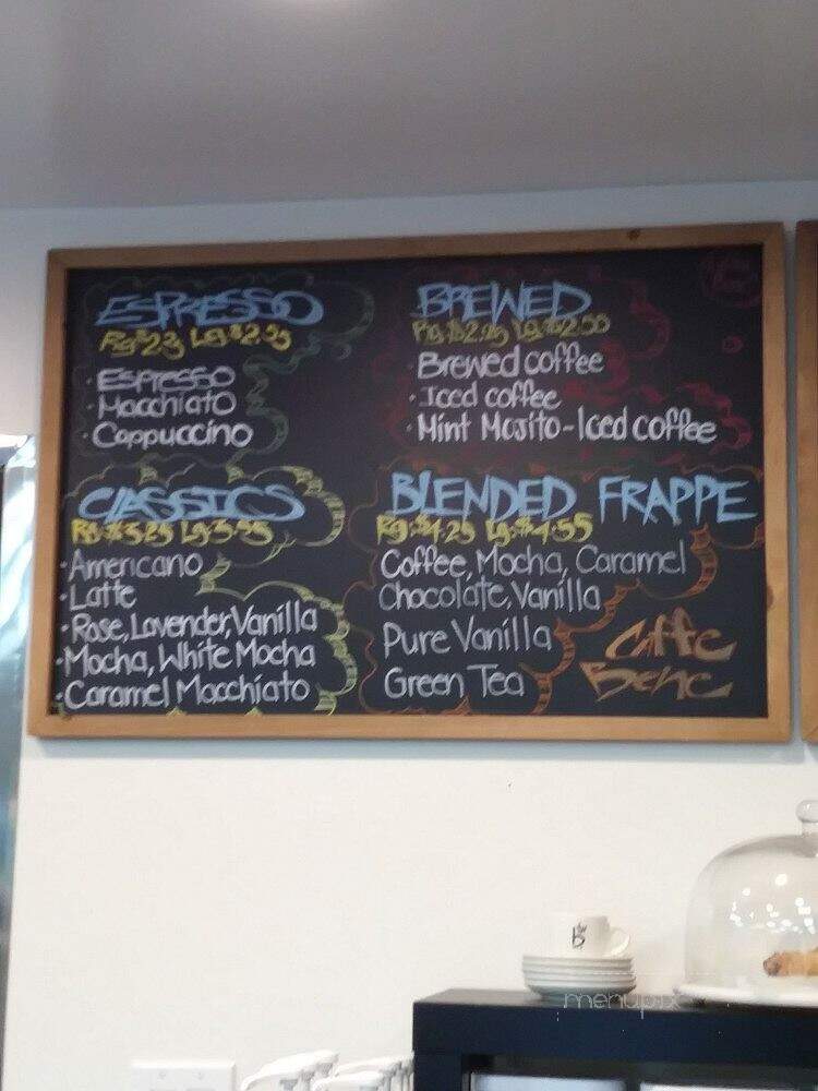 Caffe Bene - Pomona, CA menu_pic