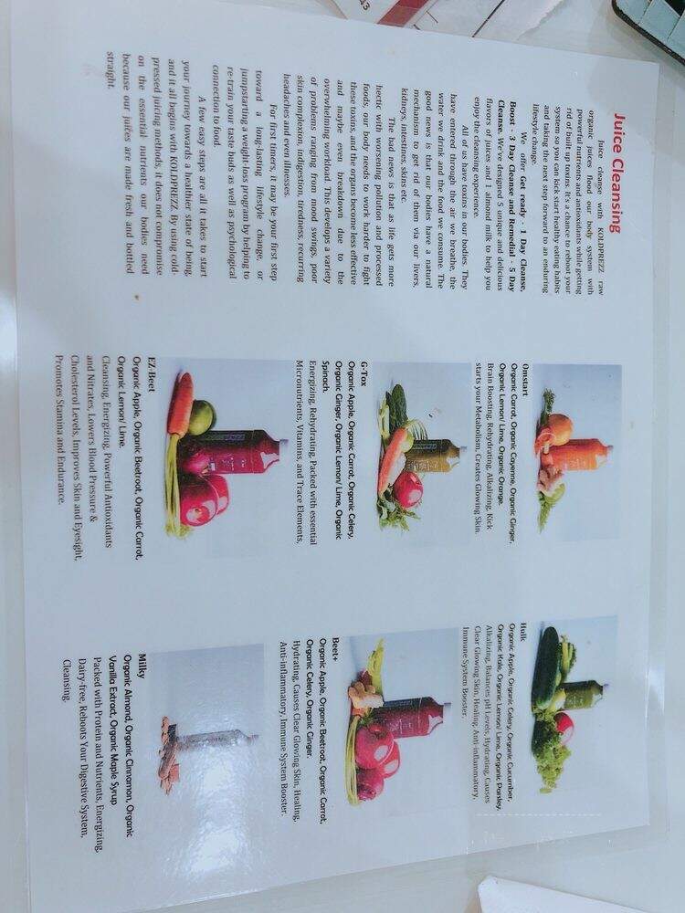Koldprezz - Katy, TX menu_pic