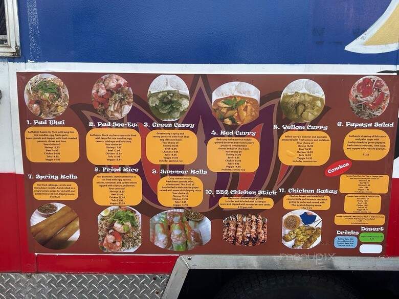 Thai Street Food - Lihue, HI menu_pic
