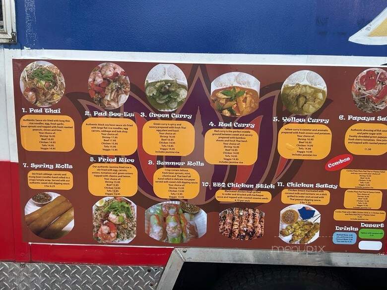 Thai Street Food - Lihue, HI menu_pic
