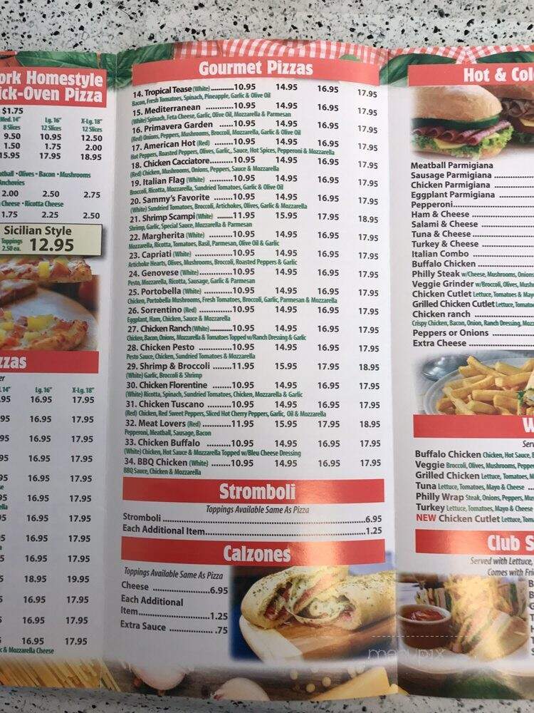La Casa Pizzeria - Naugatuck, CT menu_pic