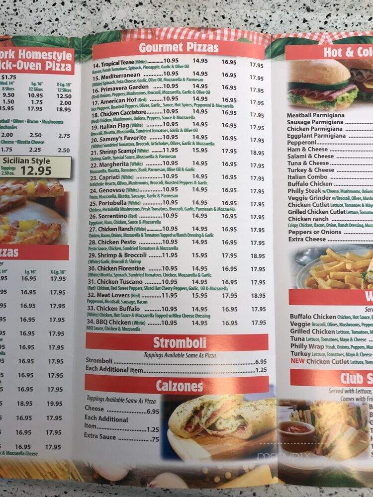 La Casa Pizzeria - Naugatuck, CT menu_pic