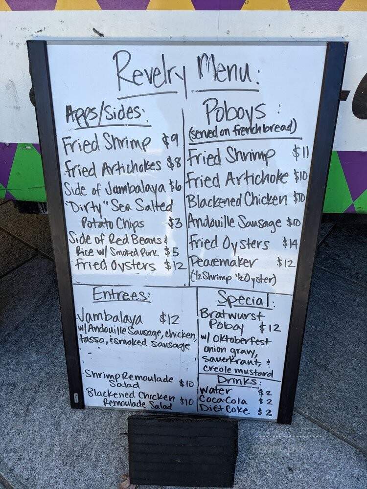 Revelry Food Truck - Boston, MA menu_pic
