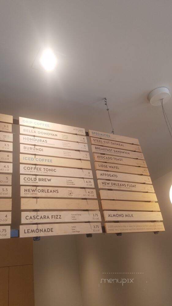 Blue Bottle Coffee - Brooklyn, NY menu_pic