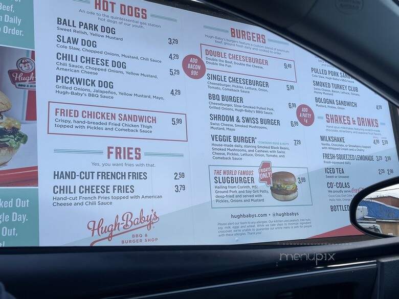 Hugh Baby's - Nashville, TN menu_pic