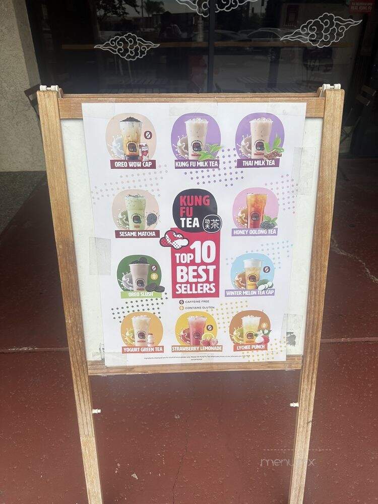 Kung Fu Tea - Artesia, CA menu_pic