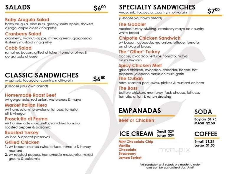 Sandwich Place - Haledon, NJ menu_pic