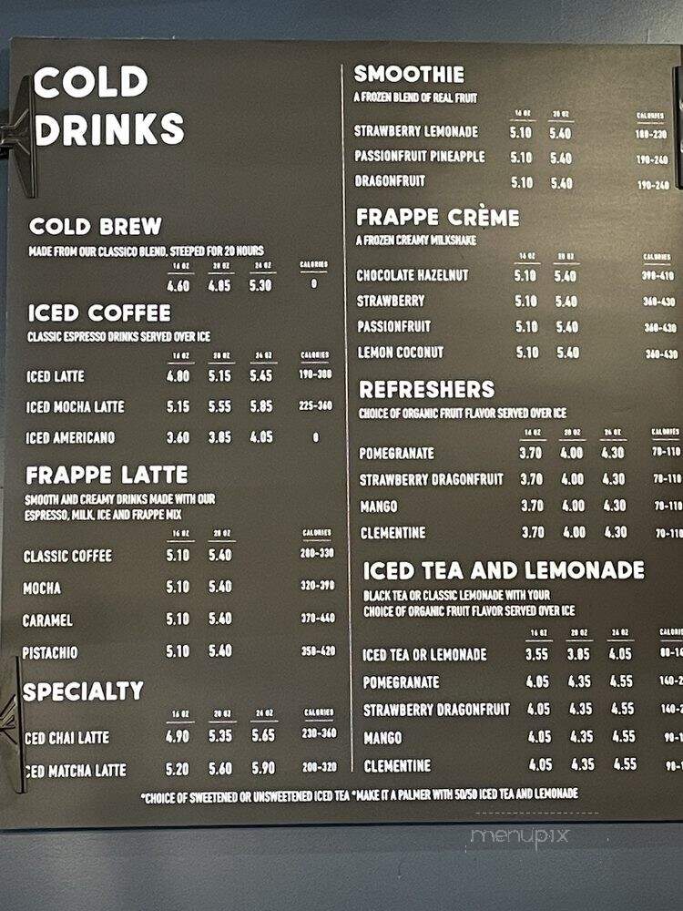 Caffe Nero - Dedham, MA menu_pic