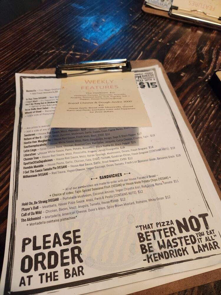 Salud Cerveceria - Charlotte, NC menu_pic