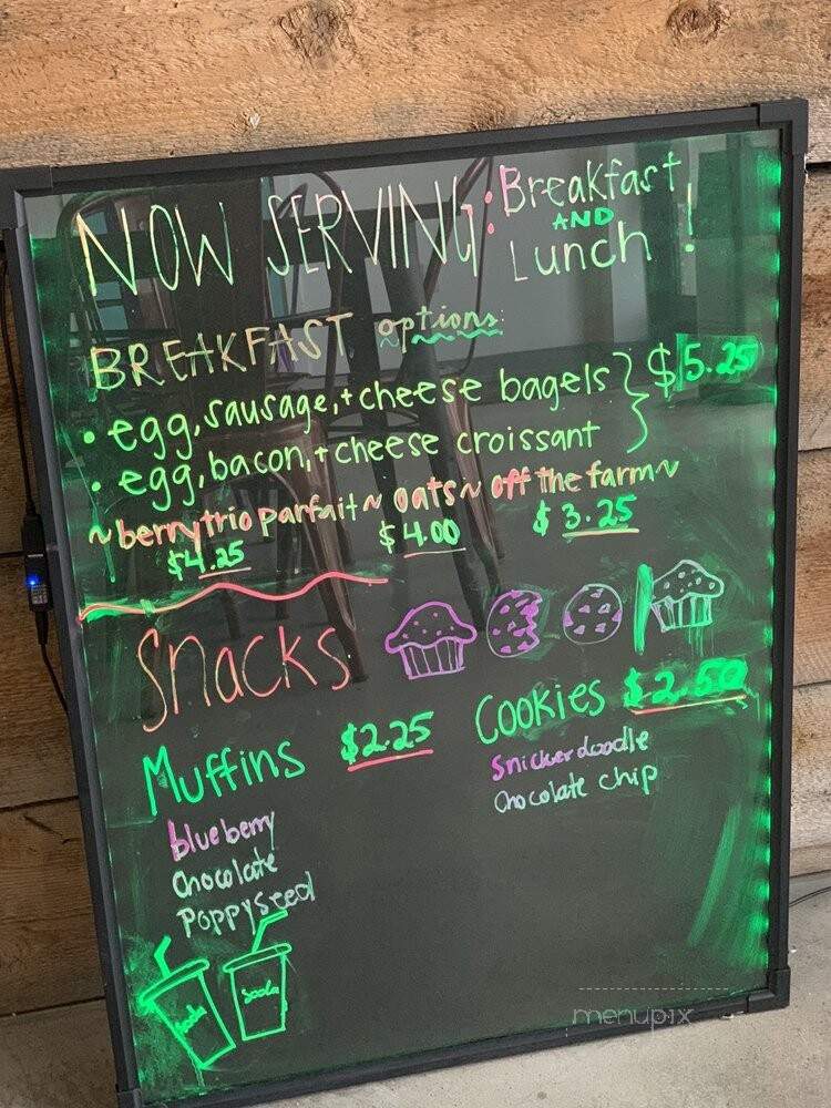 Pinned Coffee - South Jordan, UT menu_pic