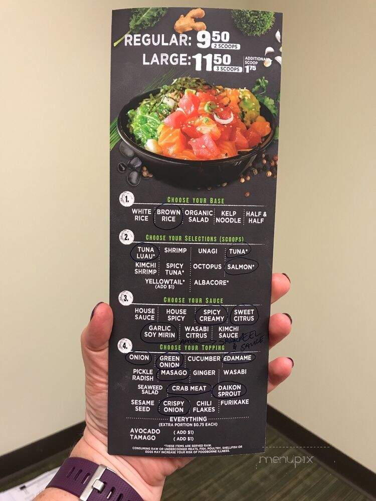 Ahipoki Bowl - Roseville, CA menu_pic