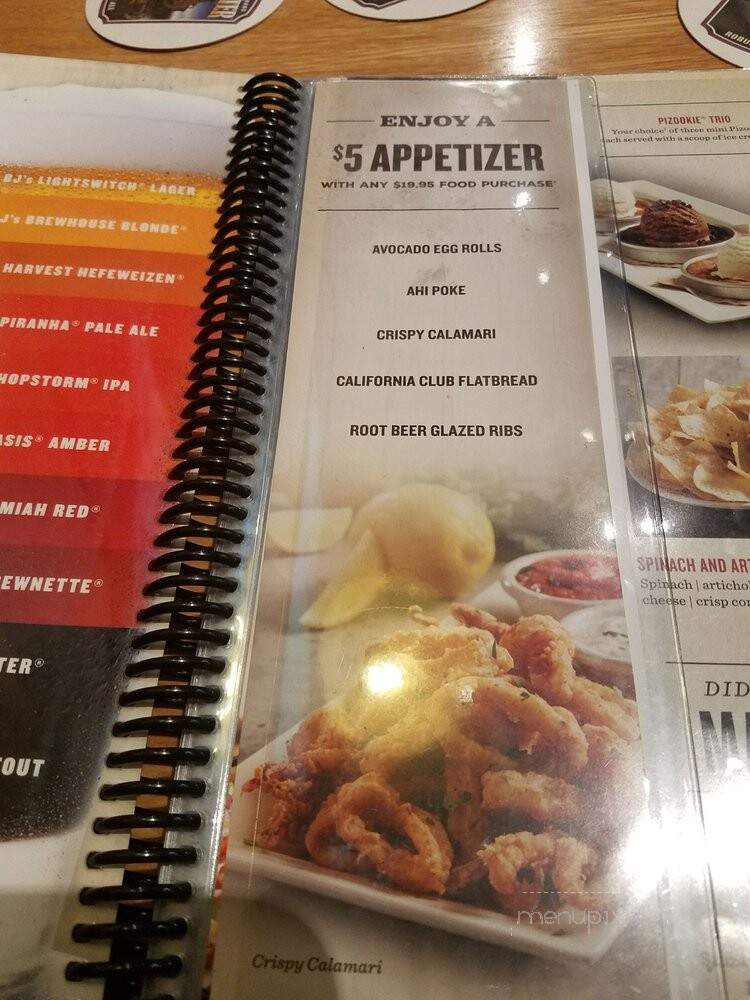 BJ's Restaurant & Brewhouse - Columbia, SC menu_pic