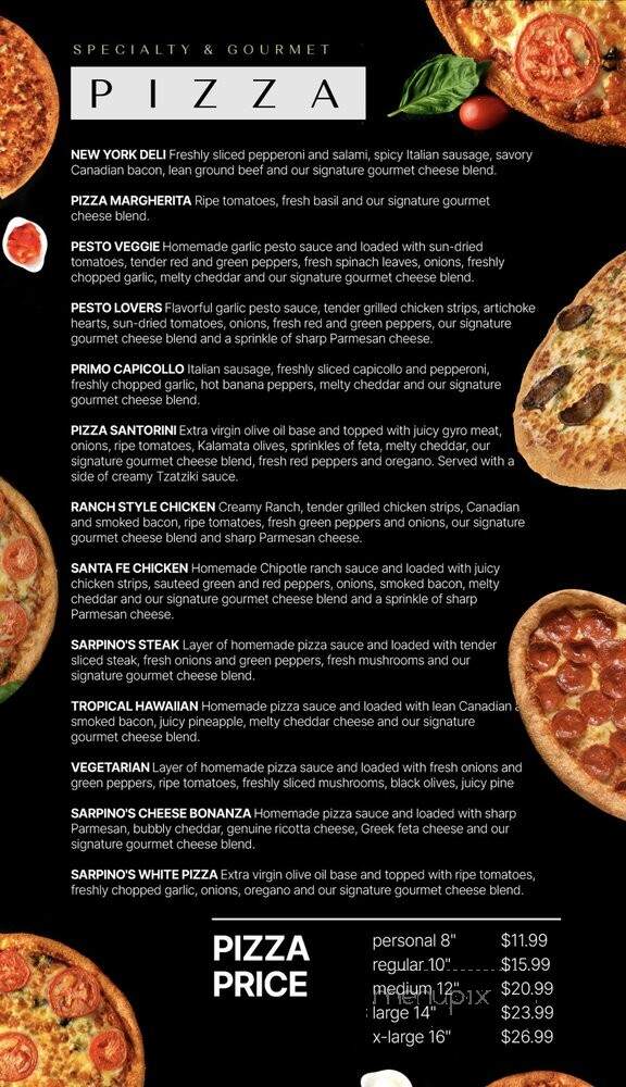 Sarpino's Coral Springs - Coral Springs, FL menu_pic