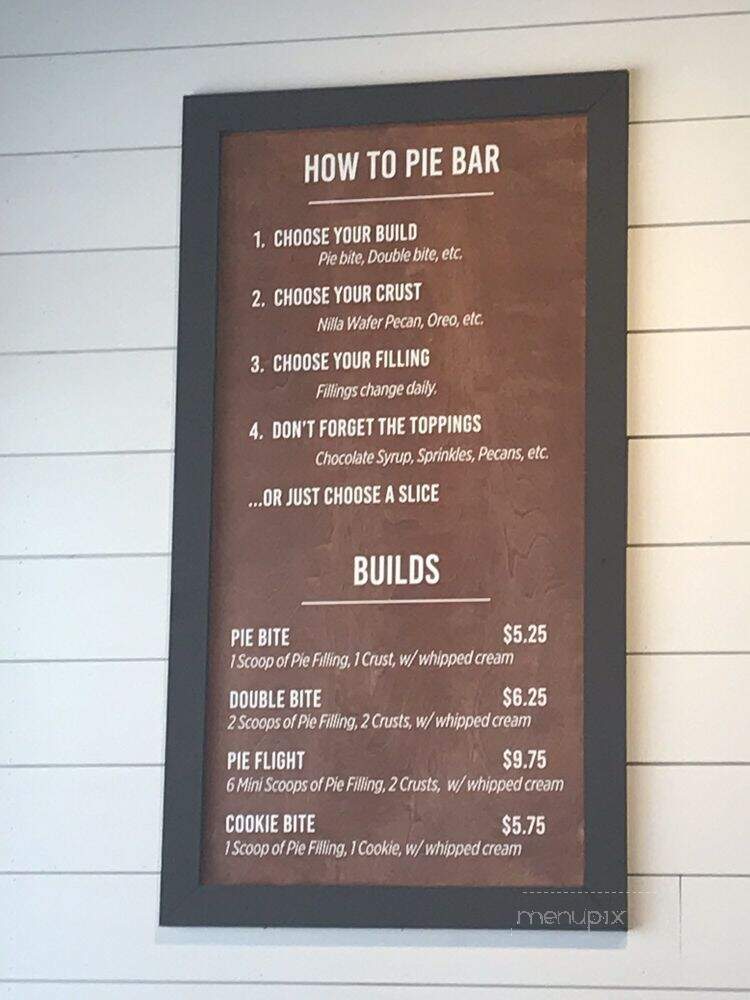 The Choc'late Mousse Pie Bar - Lubbock, TX menu_pic