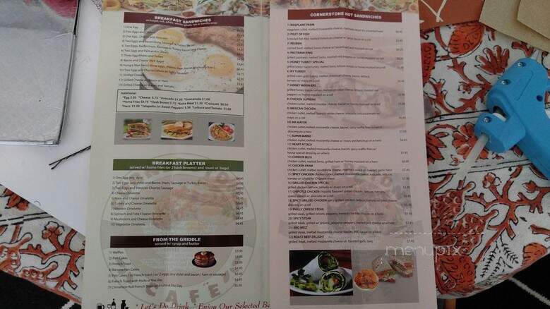 Cornerstone Cafe - Queens, NY menu_pic