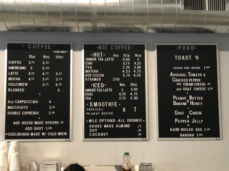 Lucy's Coffee - San Luis Obispo, CA menu_pic